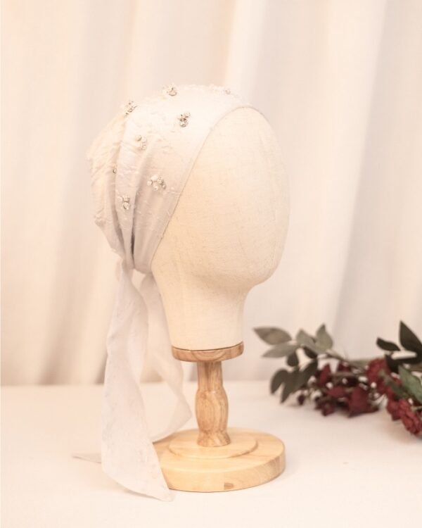 Moonlit Tie-Back Turban