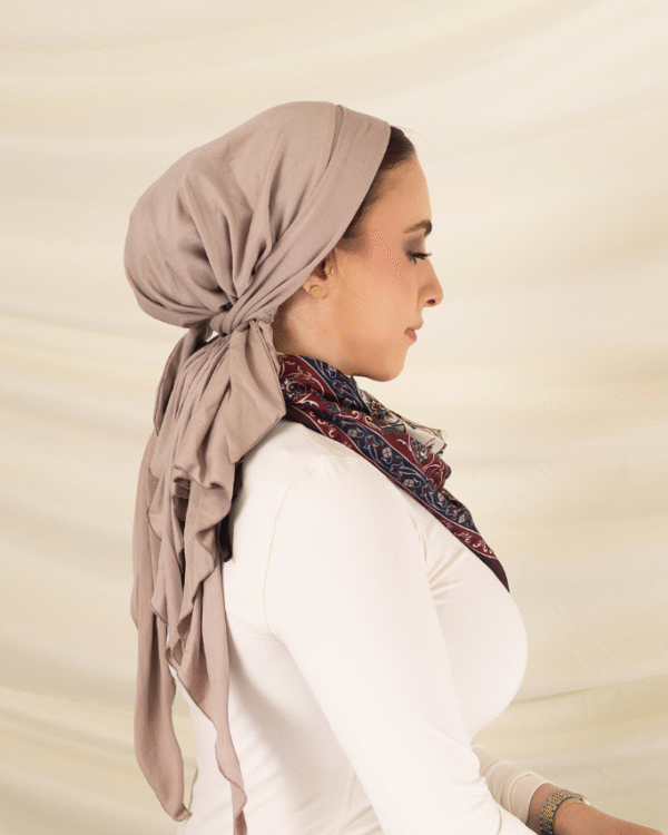 Dust Rose – Tie Back Turban